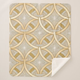 Elegant Luxury Geometric  シェルパブランケット