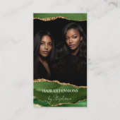 Elegant Luxury Hair Stylist Extensions Wigs  Photo 名刺 (正面)