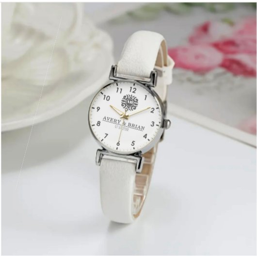 Elegant Luxury  monogram initials names 腕時計