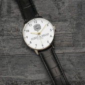 Elegant Luxury  monogram initials names 腕時計