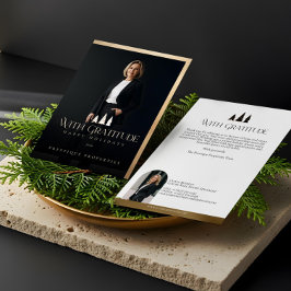 Elegant Luxury Real Estate Modern Gold Black Happy シーズンカード