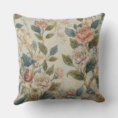 Elegant Luxury Roses Pattern クッション (裏面)