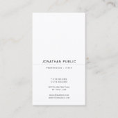 Elegant Luxury Signature UV Gloss Paper Vertical 名刺 (正面)