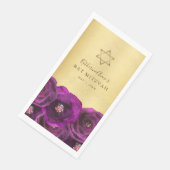 Elegant Magenta Rose Floral Gold Bat Mitzvah (コーナー)