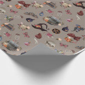 Elegant Magickal Witch Wrapping Paper ラッピングペーパー (角)
