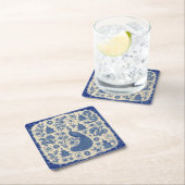 Elegant Mahjong Toile Paper Coaster Set スクエアペーパーコースター (インサイチュ)
