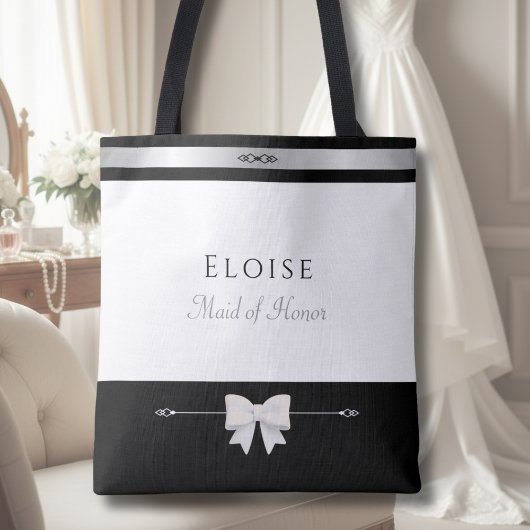 Elegant Maid of Honor Gift | Luxury Wedding Tote トートバッグ