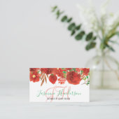 Elegant Makeup and Hair for Christmas Fashion 名刺 (スタンド正面)