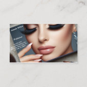 Elegant Makeup Artist Business Card 名刺 (裏面)