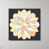 Elegant Mandala Wall Art | Sacred Geometric Boho  キャンバスプリント (正面)