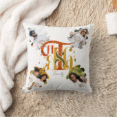 Elegant Manuscript Thanks Autumn Foliage Photos  クッション (ブランケット)