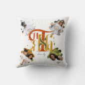 Elegant Manuscript Thanks Autumn Foliage Photos  クッション (裏面)