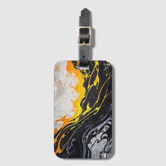 Elegant Marble ラゲッジタグ (正面縦)