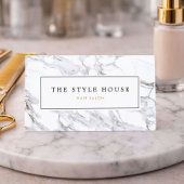 Elegant Marble Hair Stylist Salon 名刺