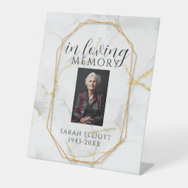 Elegant Marble In Loving Memory Template | Persona 台座サイン