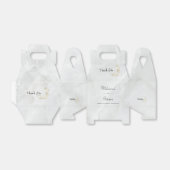 Elegant Marble Wedding Favor Box フェイバーボックス (折り畳みなし)