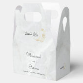 Elegant Marble Wedding Favor Box フェイバーボックス (オープン)