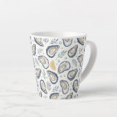 Elegant Marine Oysters カフェラテマグ (右アングル)