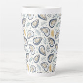 Elegant Marine Oysters カフェラテマグ (正面)