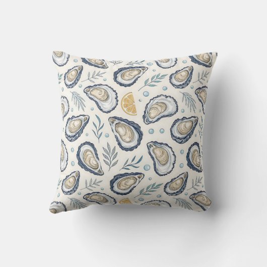 Elegant Marine Oysters クッション (裏面)