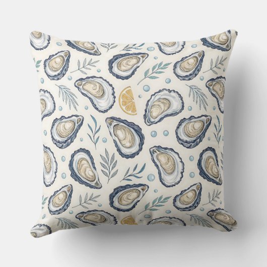 Elegant Marine Oysters クッション (裏面)