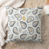 Elegant Marine Oysters クッション (ブランケット)