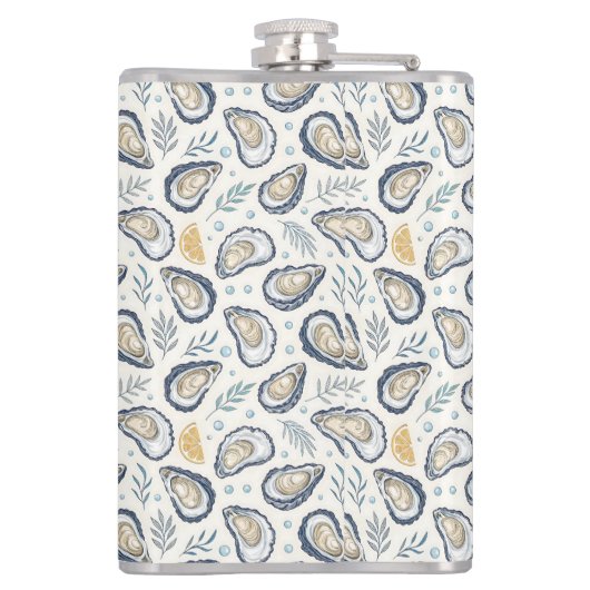 Elegant Marine Oysters フラスク (裏面)