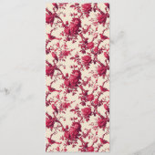 Elegant Maroon Wedding Menu メニュー (裏面)