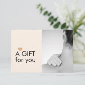 Elegant Massage Therapist Photo Pastel Gold Heart  (スタンド正面)