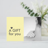 Elegant Massage Therapist Photo Yellow Grey Heart  (スタンド正面)