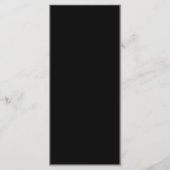 Elegant Matte Black Old Money Wedding メニュー (裏面)