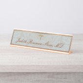 Elegant Medical Professional Name Plate デスクネームプレート (正面)