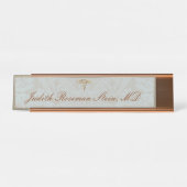 Elegant Medical Professional Name Plate デスクネームプレート (正面)