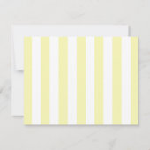 Elegant Mellow Yellow Bow Stationery Note Card ノートカード (裏面)