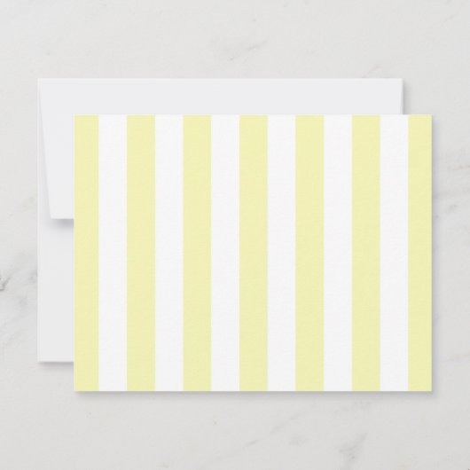 Elegant Mellow Yellow Bow Stationery Note Card ノートカード (裏面)