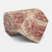 Elegant Men Gifts Peonies ネクタイ (ロール)