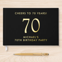 Elegant Mens 70th Birthday Party
