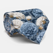 Elegant Mens Accessories Carnation Floral ネクタイ (ロール)