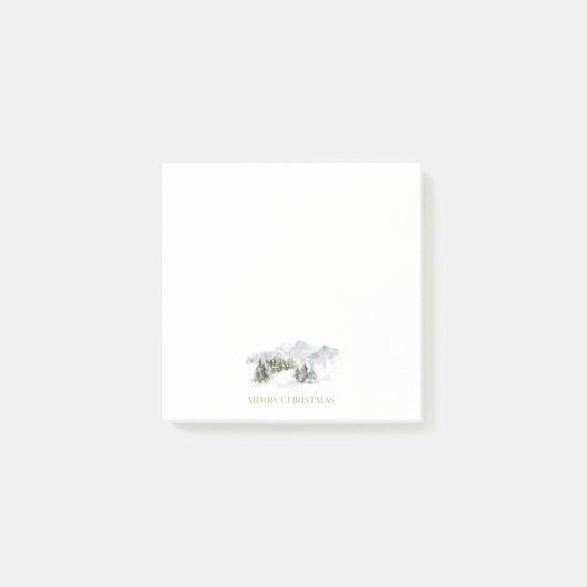 Elegant Merry Christmas ポストイット (正面)