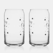 Elegant Merry Christmas and Happy New Year  ガラス缶 (左)