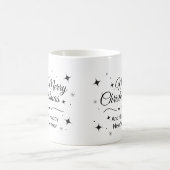 Elegant Merry Christmas and Happy New Year  コーヒーマグカップ (中央)