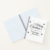 Elegant Merry Christmas and Happy New Year ノートブック (内部)