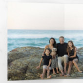 Elegant Merry Christmas Botanical Non-Photo 三つ折りカード (内部最初)