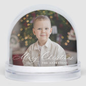 Elegant Merry Christmas Calligraphy Script 2 Photo (正面)