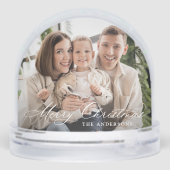 Elegant Merry Christmas Calligraphy Script 2 Photo (裏面)