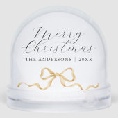 Elegant Merry Christmas Family Photo (裏面)