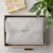 Elegant Merry Christmas Gold Script Tissue Paper 薄葉紙 (ギフト)
