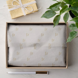 Elegant Merry Christmas Gold Script Tissue Paper 薄葉紙