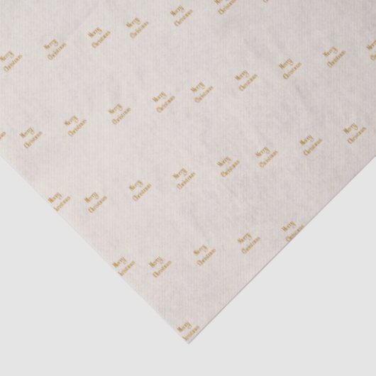 Elegant Merry Christmas Gold Script Tissue Paper 薄葉紙 (詳細)