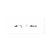 Elegant Merry Christmas Rubber Stamp for Holiday C ラバースタンプ (インプリント)